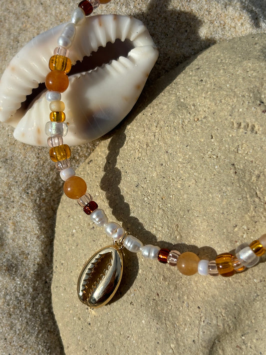 Tiger Cowrie Necklace